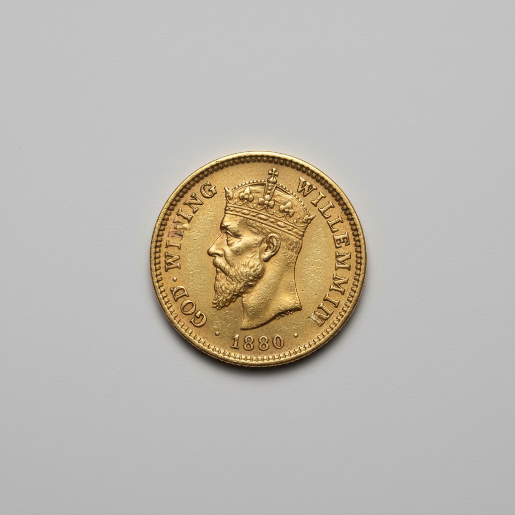Gouden Tientje Willem III (1875-1889) — AI-impressie