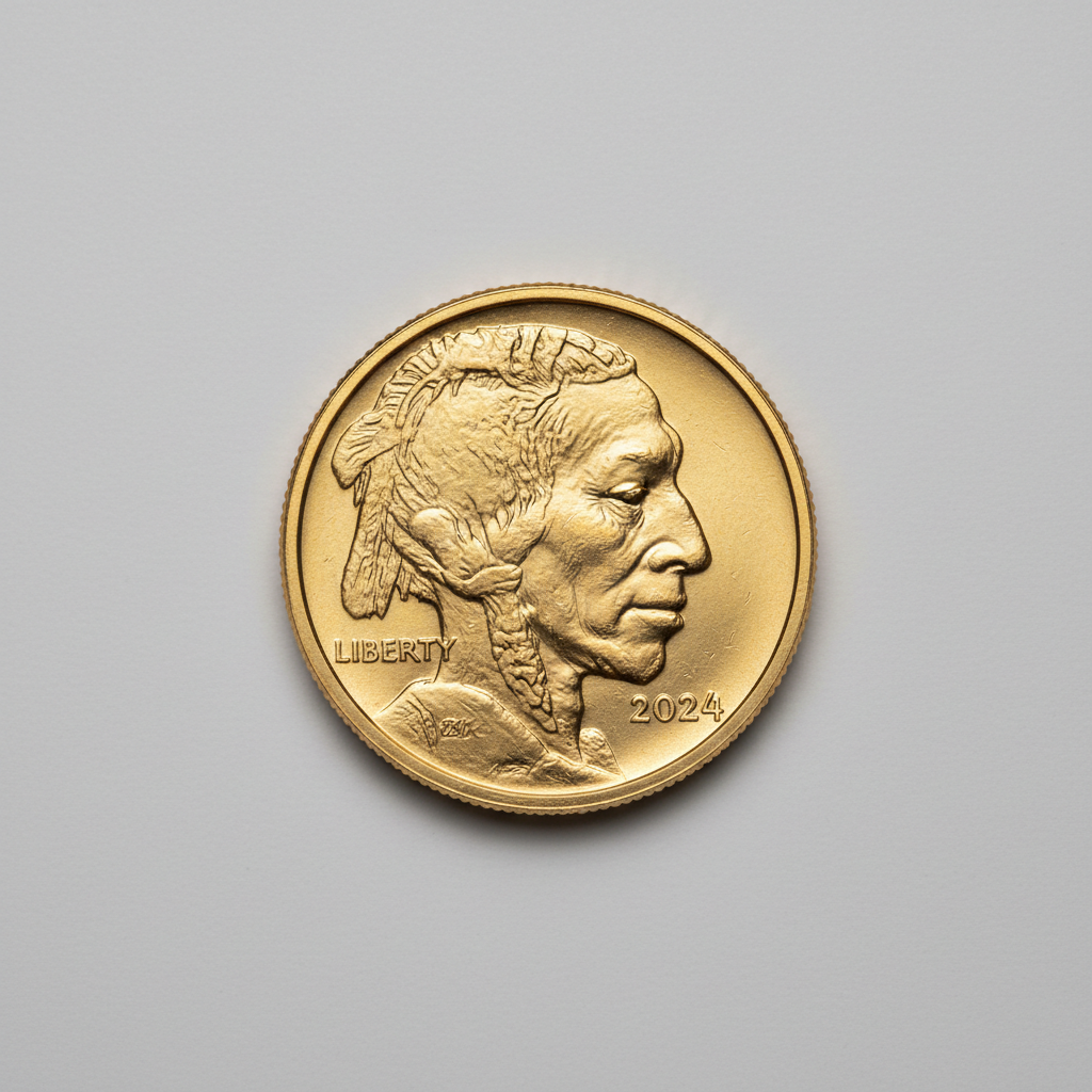 American Buffalo 1 oz — AI-impressie