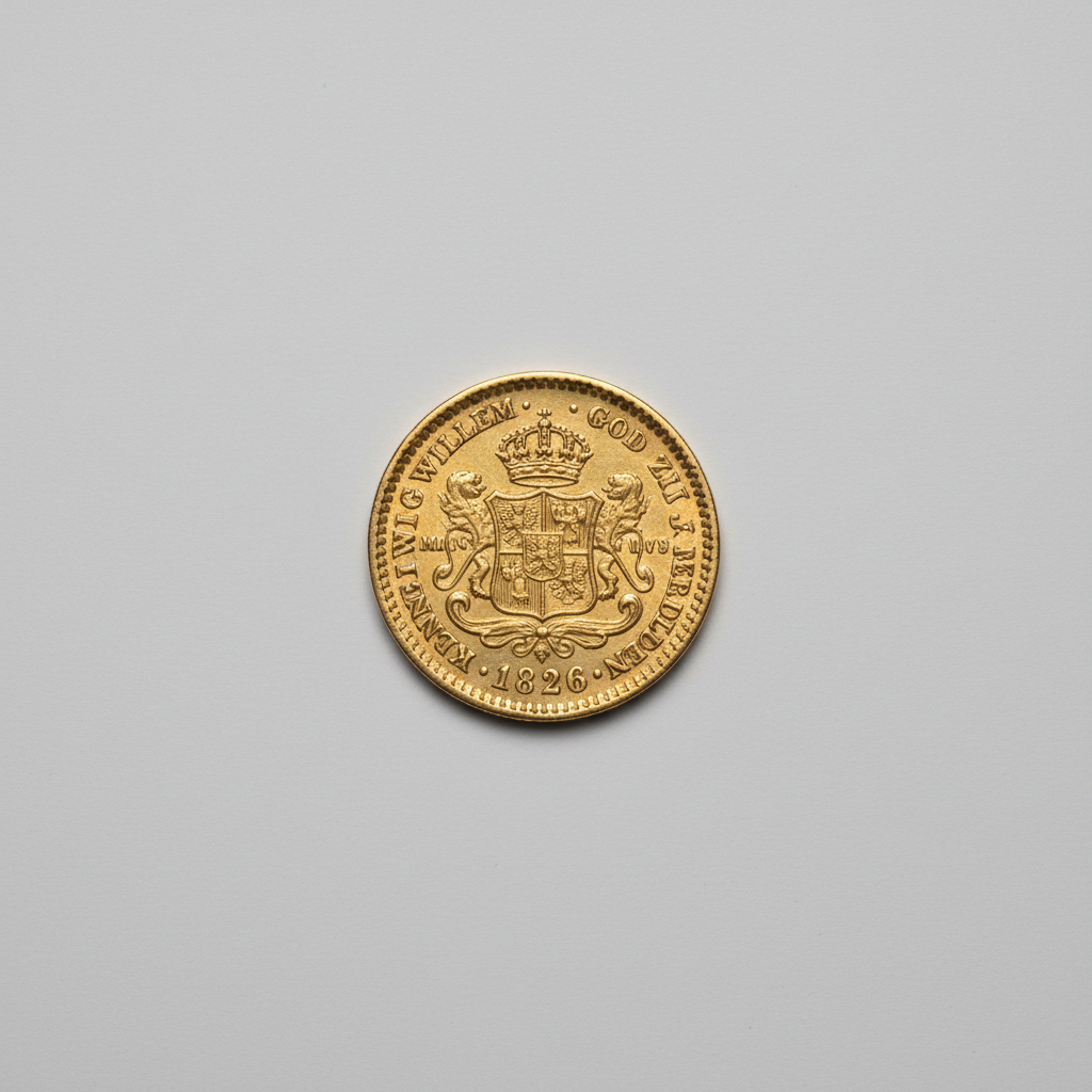 Gouden Tientje Willem I (1818-1840) — AI-impressie